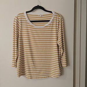 COS Striped 3/4 Sleeve Tee